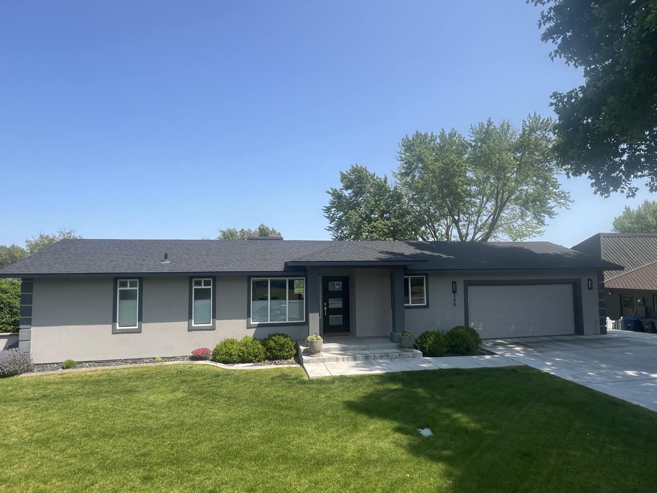 Beautiful home exterior after professional cleaning